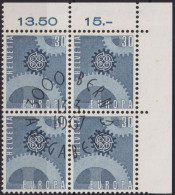 1967 Schweiz ° Mi:CH 850, Yt:CH 783, Zum:CH 448, EUROPA, Zahnrad (° Bern ET ) - Used Stamps