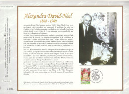 " ALEXANDRA DAVID-NEEL " Sur Feuillet CEF De 2000. N° 1513. N° YT 3343 Parfait état FDC à Saisir !!! - Exploradores