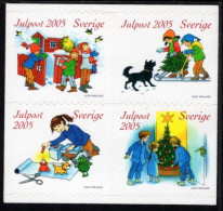 Sweden - 2005 - Christmas - Mint Self-adhesive Stamp Set - Nuovi