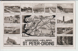 CARTOLINA DI St. Peter-Ording - Schleswig-Holstein - 1954 - FORMATO PICCOLO - St. Peter-Ording