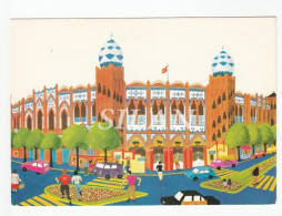 Postal Cristina Borondo Colección Perla Barcelona Plaza De Toros Monumental - Barcelona