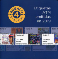Espagne - 2019 - Les 9 émissions De L'année 2018 En Livret De Présentation - Emission Notre Dame De Paris Gratuite - Machine Labels [ATM]