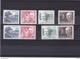 SUEDE 1980 PRIX NOBEL Yvert 1110-1113 + 1110a + 1112a, Michel 1129-1132 NEUF** MNH Cote Yv: 8 Euros - Neufs