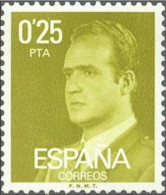 España 1977 Edifil 2387 Sello ** Personajes Retrato Rey Juan Carlos I Mirando Hacia La Izquierda Michel 2303x Yvert 2055 - Neufs