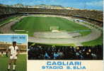 SPORT CALCIO STADIO STADIUM SANT'ELIA CAGLIARI E LUIGI RIVA SARDEGNA ITALIA ITALY NUOVA - Soccer