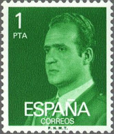 España 1977 Edifil 2390 Sello ** Personajes Retrato Rey Juan Carlos I Mirando Hacia La Izquierda Michel 2281x Yvert 2034 - Unused Stamps