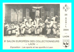 A743 / 043 02 - Sports Et Sportifsa? LAON 2004 Salon Des Collectionneurs - Bourses & Salons De Collections