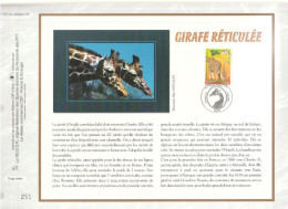 " GIRAFE RETICULEE " Sur Feuillet CEF De 2000. N° 1501 N° YT 3333 Parfait état FDC à Saisir !!! - 2000-2009