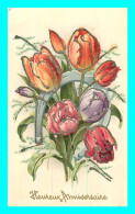 A742 / 579 Anniversaire Tulipe Fleur - Birthday