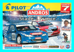 A743 / 377 Carte Pub TROPHEE ANDROS Stade De France ( Voiture ) - Publicité