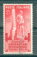 ITALIE - N°322 Oblitéré - Jeux Universitaires Internationaux, à Turin. - Used