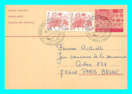 A745 / 185 Entier Postal HELVETIA 50 + Timbre - Stamped Stationery