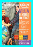 A747 / 409 Type Flyer MEGA Platten & CD Borse Messe KOLN - Publicité