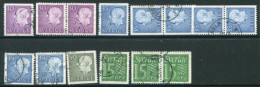 SWEDEN 1962 Definitive Issues Used  Michel 489-91, 497 - Usados