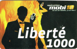 NOUVELLE CALEDONIE NEW CALEDONIA Telecarte Phonecard Prepayee Prepaid Liberte 1000 F James Bond 1000 Ex. 2009 UT B - Neukaledonien