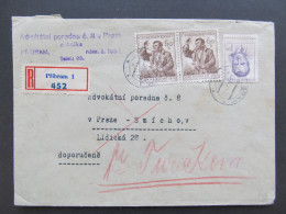 BRIEF Příbram - Praha Advokátní Poradna 1954 /// P8494 - Covers & Documents