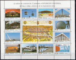 Spain MNH Minisheet - 1992 – Séville (Espagne)