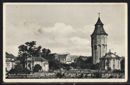 AK Rastatt, Einsiedlerkapell, Wasserturm Und Pagodenburg  - Water Towers & Wind Turbines