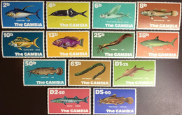 Gambia 1971 Fish Set MNH - Fishes