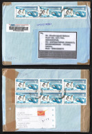 India 2009 Preserve The Polar Region, Penguin, Bird, Glacier, Snow, Blue, EMS, Registered Cover (**) Inde Indien - Lettres & Documents