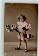 39687504 - Namenstag Kind Rosen Korb  NPG 2394 - Exposiciones