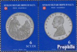 Malteserorden (SMOM) Kat-Nr.: 780-781 Paar (kompl.Ausg.) Postfrisch 2001 Münzen - Sovrano Militare Ordine Di Malta