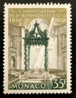 1958 MONACO N 500  CANONISATION DE STE BERNADETTE - NEUF** - Ongebruikt