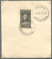 Congo Irumu Oblit. Keach 7A1 Sur C.O.B. 135 Sur Papier Libre  Le 20/12/1937 - Storia Postale