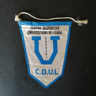 Portugal Rugby CDUL Université De Lisbonne Fanion Pennant Bandeirola Râquebi C.1970 - Rugby