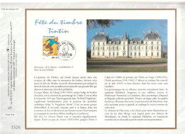 " F.D.T. 2000 : TINTIN " Sur Feuillet CEF N°té De 2000 à Tirage Limité. N° YT 3303 Parfait état FDC à Saisir !!! - Bandes Dessinées