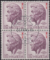 1946 Schweiz Dienstmarke BIE ° Mi:CH 22, Yt:CH S269, Zum:CH 22, Pestalozzi, Johann Heinrich (1746-1827) (BIE Overprint) - Dienstzegels