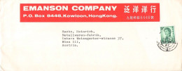 HONG KONG - AIR MAIL 1967 - WIEN/AT / 6273 - Covers & Documents