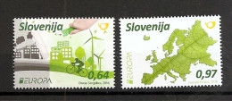 SLOVENIA 2016,NEW STAMPS 27.05, EUROPA CEPT,THINK GREEN,MNH - 2016