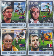 Guinea-Bissau 3673-3676 (kompl. Ausgabe) Postfrisch 2007 Rugby-Weltmeisterschaft 2007 - Guinée-Bissau