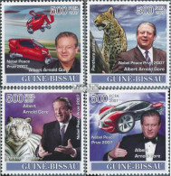 Guinea-Bissau 3668-3671 (kompl. Ausgabe) Postfrisch 2007 Nobelpreis An Al Gore - Guinea-Bissau