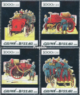 Guinea-Bissau 2956-2959 (kompl. Ausgabe) Postfrisch 2005 Feuerwehrautos - Guinée-Bissau