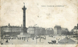 France Paris Place De La Bastille & Colonne De Juillet - Places, Squares