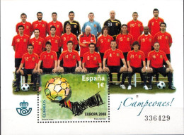 Spain MNH SS - Europei Di Calcio (UEFA)