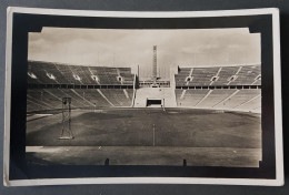 GERMANY THIRD 3rd REICH ORIGINAL POSTCARD BERLIN 1936 SUMMER OLYMPICS STADIUM VIEW - Olympic Games