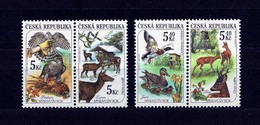 Czech Republic 2000 MNH ** Mi 270-273 Sc 3131ab-3132ab Huntsman's Year. Tschechische Republik - Unused Stamps