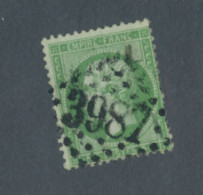 FRANCE - N° 20 OBLITERE AVEC GC 3987 TOURCOING - 1862 - COTE : 10€ - 1862 Napoleon III