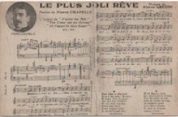 CHANSONS-LE PLUS JOLI REVE Paroles De P Chapelle, Musique De P Arezzo - HJW - Música