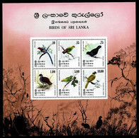 (0058) Sri Lanka  1979 / Birds Sheet / Bf / Bloc Oiseaux / Vögel / Vogels / Read Text ** / Mnh   Michel BL 10 - Sri Lanka (Ceilán) (1948-...)