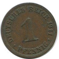 1 PFENNIG 1911 A DEUTSCHLAND Münze GERMANY #AE602.D.A - 1 Pfennig
