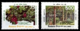 (0239) Sri Lanka  1987 / Flora / Plants / Trees / Forests / Forets / Wald   ** / Mnh Michel 796-797 - Sri Lanka (Ceylon) (1948-...)