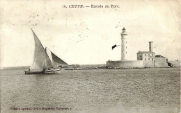 *CPA  - 34 - CETTE (SETE) - Entrée Du Port - Sete (Cette)