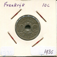 10 CENTIMES 1935 FRANCIA FRANCE Moneda #AM797.E.A - 10 Centimes