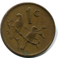 1 CENT 1976 SUDAFRICA SOUTH AFRICA Moneda #AX173.E.A - South Africa
