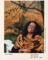 PHOTO GRAND FORMAT 1 - ENV 1 - OPERA - PHOTO DECICACEE DE LA CANTATRICE AMERICAINE JESSIE NORMAN - Signed Photographs