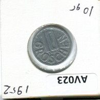 10 GROSCHEN 1952 ÖSTERREICH AUSTRIA Münze #AV023.D.A - Oesterreich